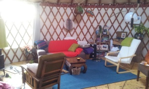 binnenkant Yurt